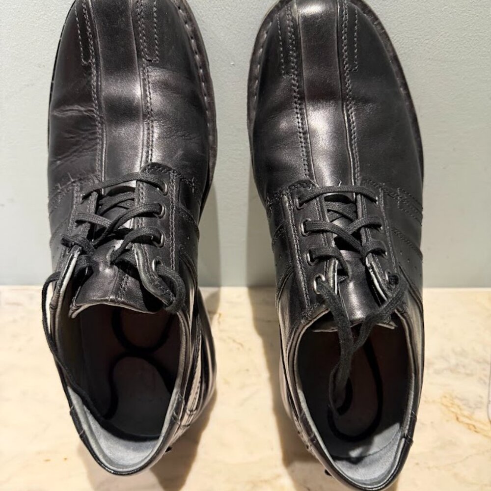 Clarks Touareg Mens US 11.5 M Black Leather Oxford Shoes 70851